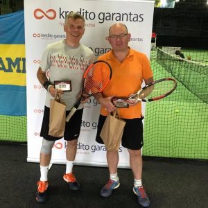 Turnyro "Kredito Garantas Cup 2017" III vietos vyrų dvejetų laimėtojai
